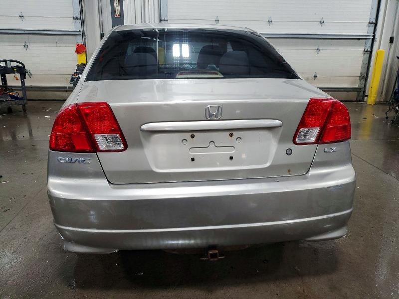 Photo 6 from auction – 2005 HONDA CIVIC LX with VIN 2HGES16585H514546