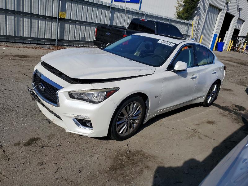 INFINITY Q50 2018 with VIN JN1EV7AP1JM350908 - Photo from auction