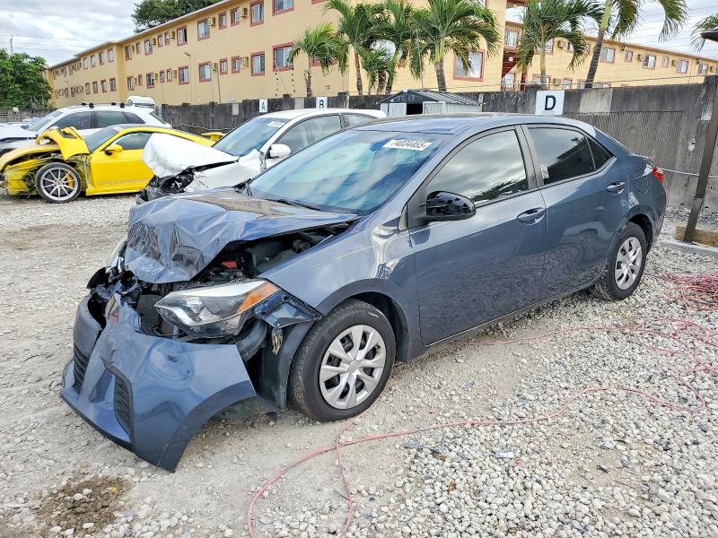 TOYOTA COROLLA L 2015 with VIN 2T1BURHE7FC394094 - Photo from auction