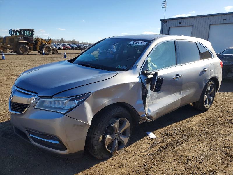 ACURA MDX 2016 with VIN 5FRYD4H20GB025026 - Photo from auction