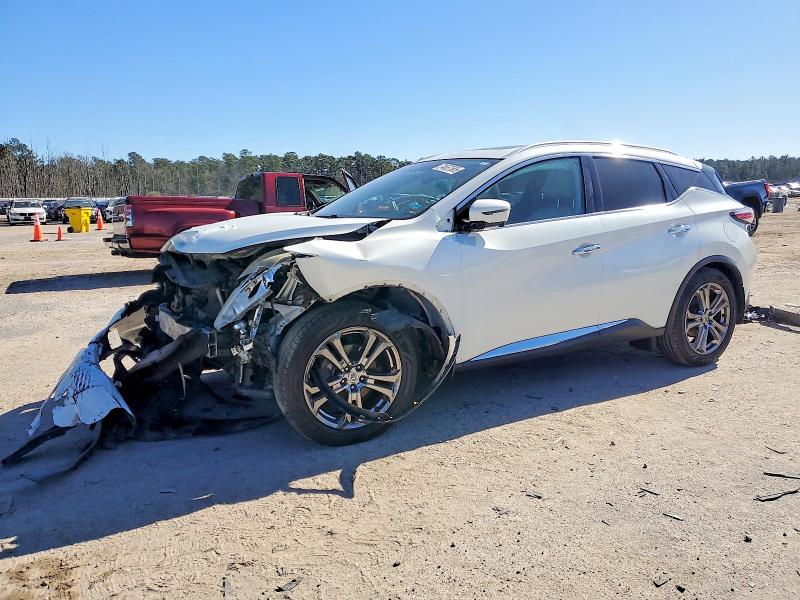 NISSAN MURANO 2016 with VIN 5N1AZ2MH3GN142485 - Photo from auction