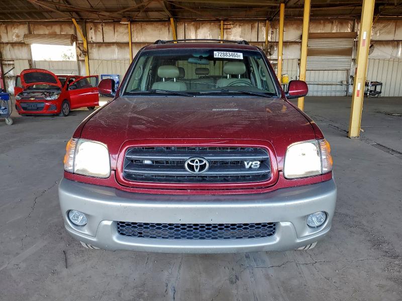 Photo 5 from auction – 2002 TOYOTA SEQUOIA SR with VIN 5TDBT44A32S084566
