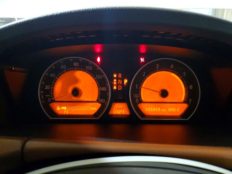 Photo 9 from auction – 2006 BMW 750 LI with VIN WBAHN83536DT27937