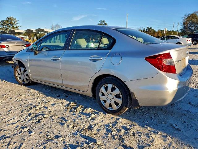 Photo 2 from auction – 2012 HONDA CIVIC LX with VIN 19XFB2F58CE102242