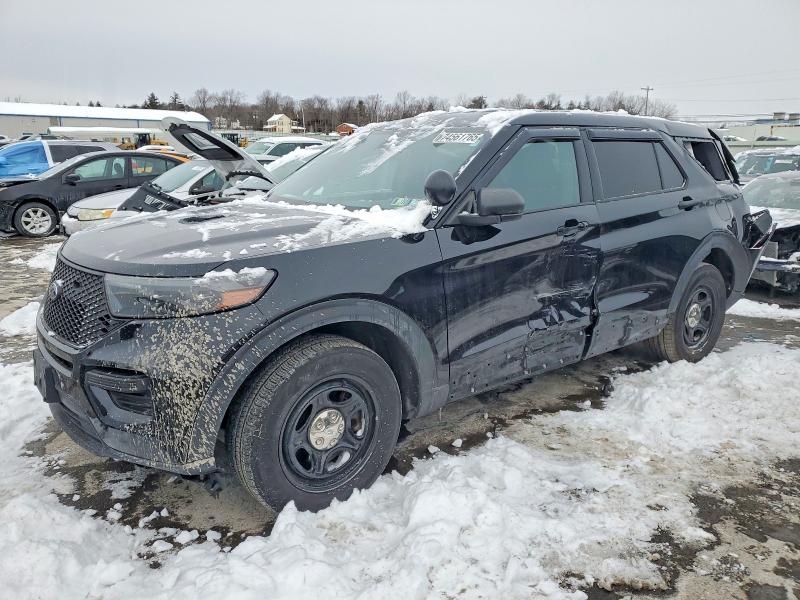 FORD EXPLORER P 2022 with VIN 1FM5K8AB0NGB29879 - Photo from auction