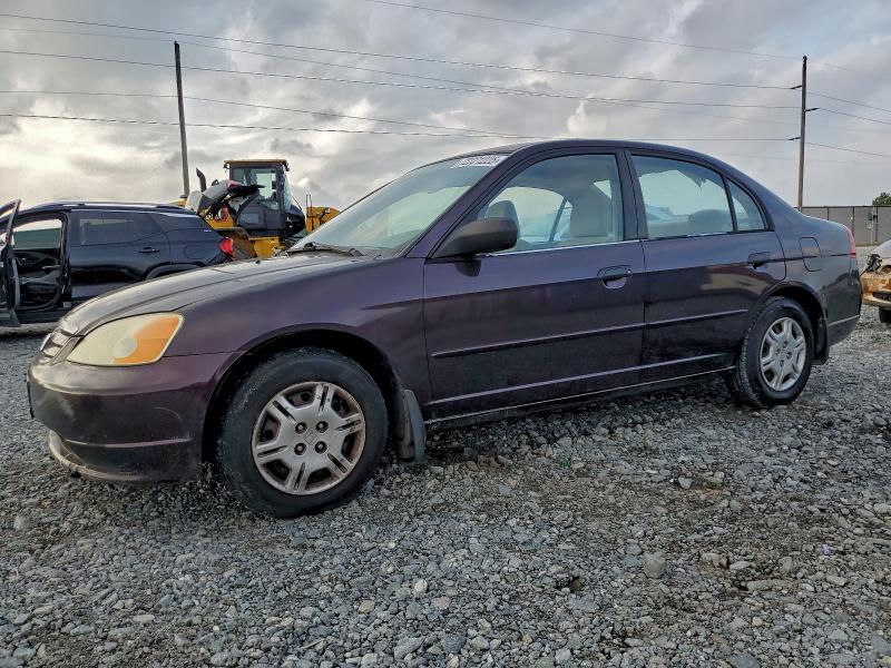 Photo 1 from auction – 2001 HONDA CIVIC LX with VIN 2HGES16541H553161
