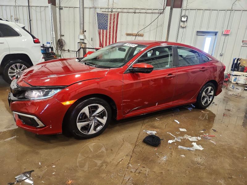 Photo 1 from auction – 2019 HONDA CIVIC LX with VIN 19XFC2F61KE051087
