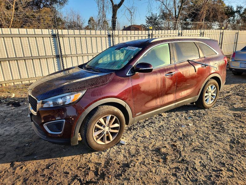 KIA SORENTO LX 2016 with VIN 5XYPGDA35GG123758 - Photo from auction