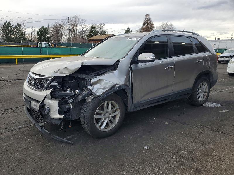 KIA SORENTO LX 2014 with VIN 5XYKT4A66EG461666 - Photo from auction