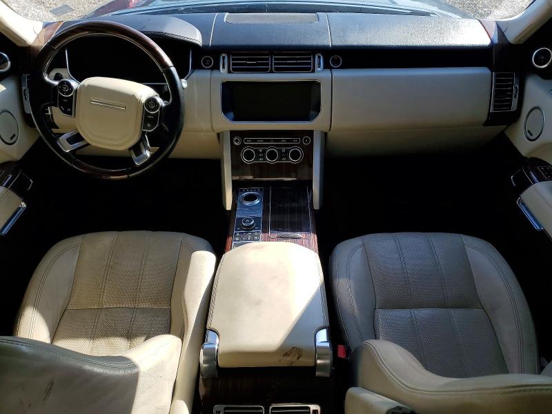 Photo 8 from auction – 2017 LAND ROVER RANGE ROVER HSE with VIN SALGS2FV1HA372100