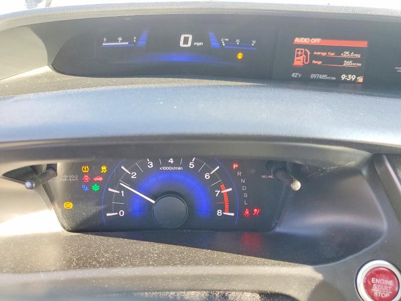 Photo 9 from auction – 2014 HONDA CIVIC EXL with VIN 19XFB2F95EE207472