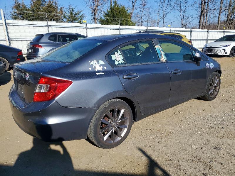 Photo 3 from auction – 2012 HONDA CIVIC LX with VIN 19XFB2F53CE388002