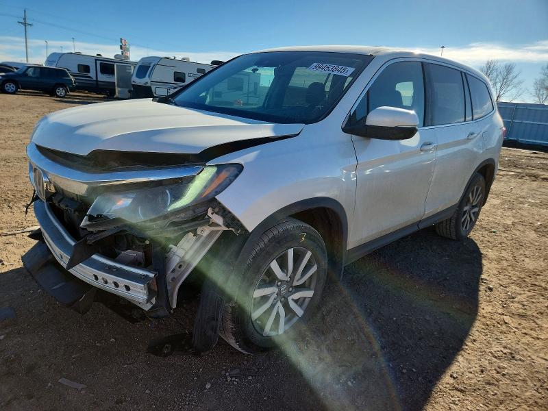 HONDA PILOT EXL 2019 with VIN 5FNYF6H52KB011672 - Photo from auction