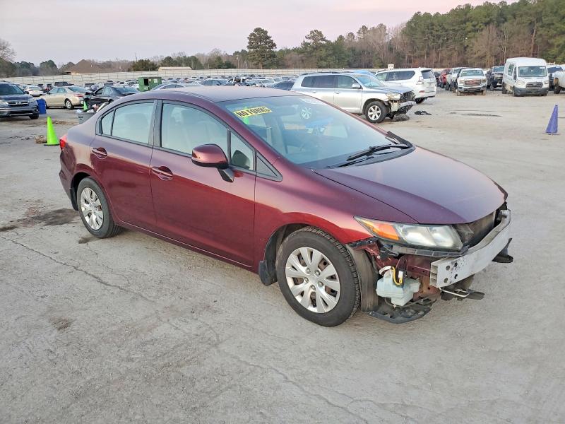 Photo 4 from auction – 2012 HONDA CIVIC LX with VIN 2HGFB2F53CH558557