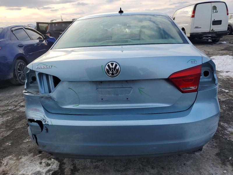 Photo 6 from auction – 2012 VOLKSWAGEN PASSAT SE with VIN 1VWBP7A35CC074228