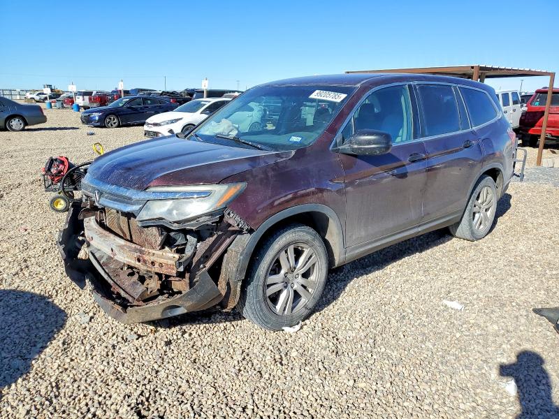 Photo 1 from auction – 2016 HONDA PILOT LX with VIN 5FNYF5H11GB026744