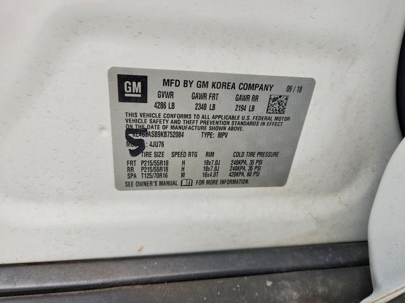 Photo 14 from auction – 2019 BUICK ENCORE with VIN KL4CJASB9KB752084
