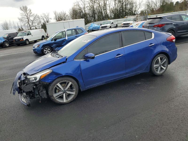 KIA FORTE EX 2017 مع رقم تعريف المركبة 3KPFL4A87HE093325 - صورة من المزاد