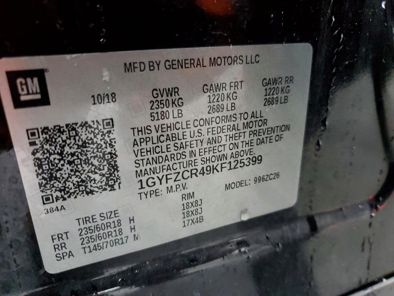 Photo 14 from auction – 2019 CADILLAC XT4 with VIN 1GYFZCR49KF125399