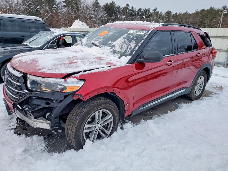 FORD EXPLORER 2020 with VIN 1FMSK8DHXLGC18021 - Photo from auction
