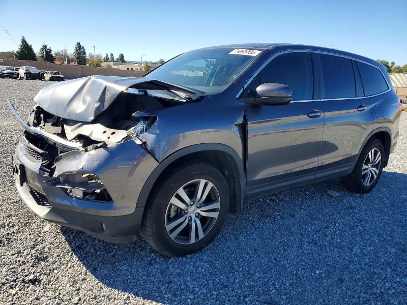HONDA PILOT EX 2017 with VIN 5FNYF5H3XHB042119 - Photo from auction