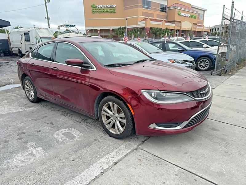 CHRYSLER 200 2015 with VIN 1C3CCCAB0FN616304 - Photo from auction