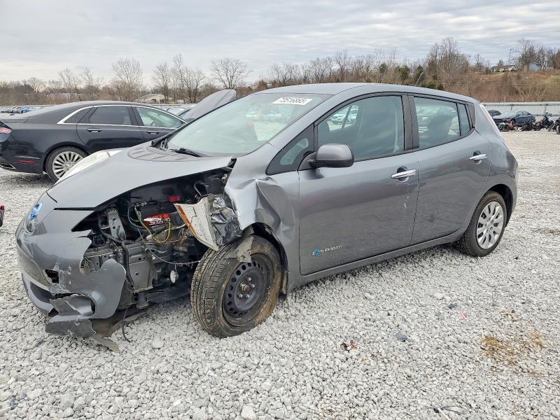 NISSAN LEAF S 2014 with VIN 1N4AZ0CPXEC339377 - Photo from auction