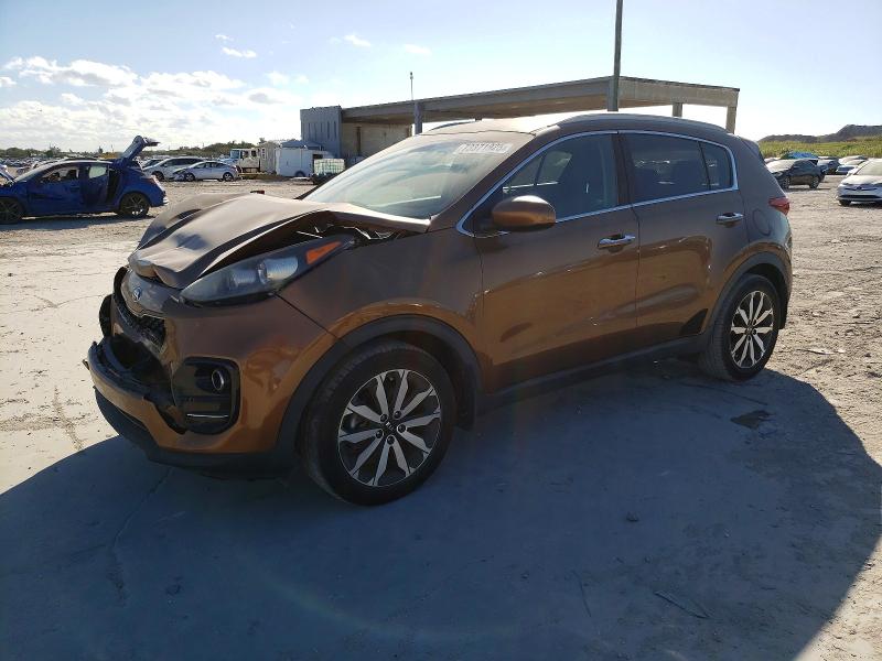 KIA SPORTAGE E 2017 with VIN KNDPN3AC6H7265647 - Photo from auction