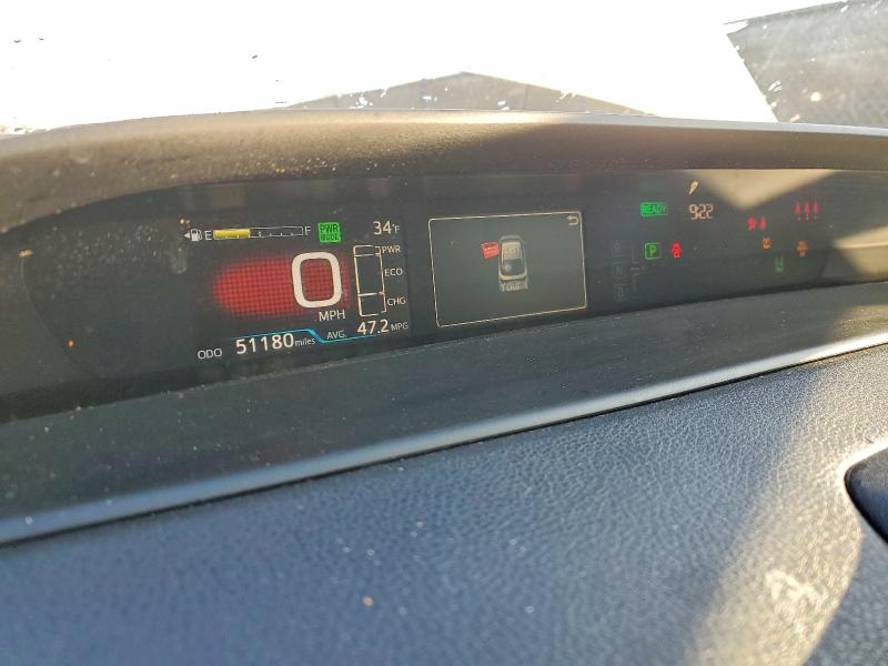 Photo 9 from auction – 2021 TOYOTA PRIUS with VIN JTDKAMFU5M3132103