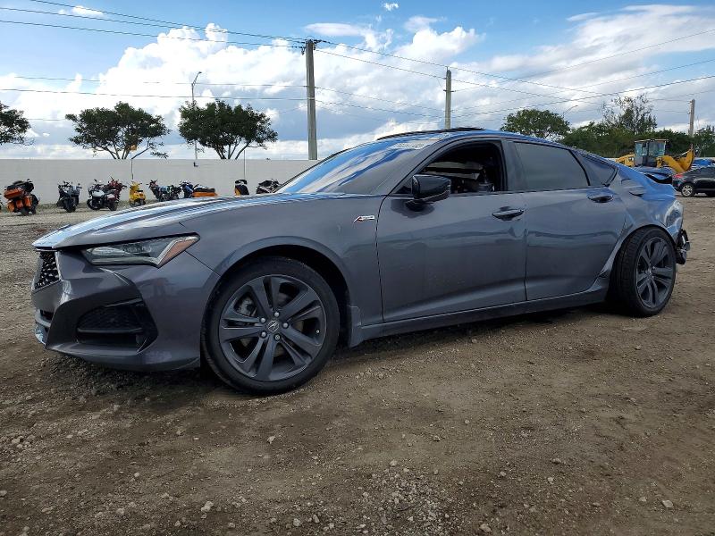 ACURA TLX 2022 with VIN 19UUB5F58NA002156 - Photo from auction
