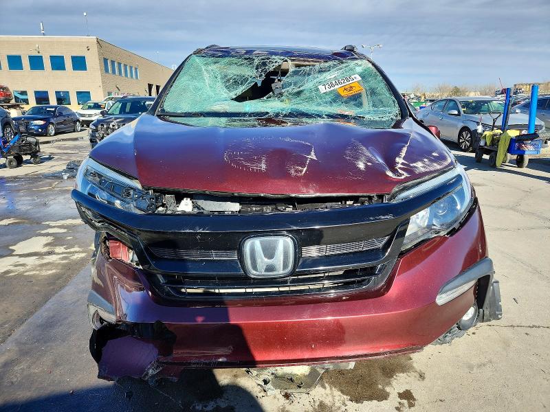 Photo 5 from auction – 2022 HONDA PILOT with VIN 5FNYF6H24NB037183