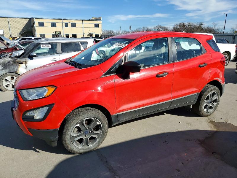 FORD ECOSPORT S 2020 with VIN MAJ6S3FL9LC388054 - Photo from auction