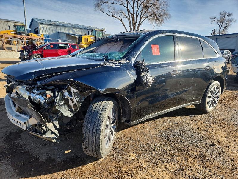 ACURA MDX TECHNO 2016 with VIN 5FRYD4H48GB050225 - Photo from auction