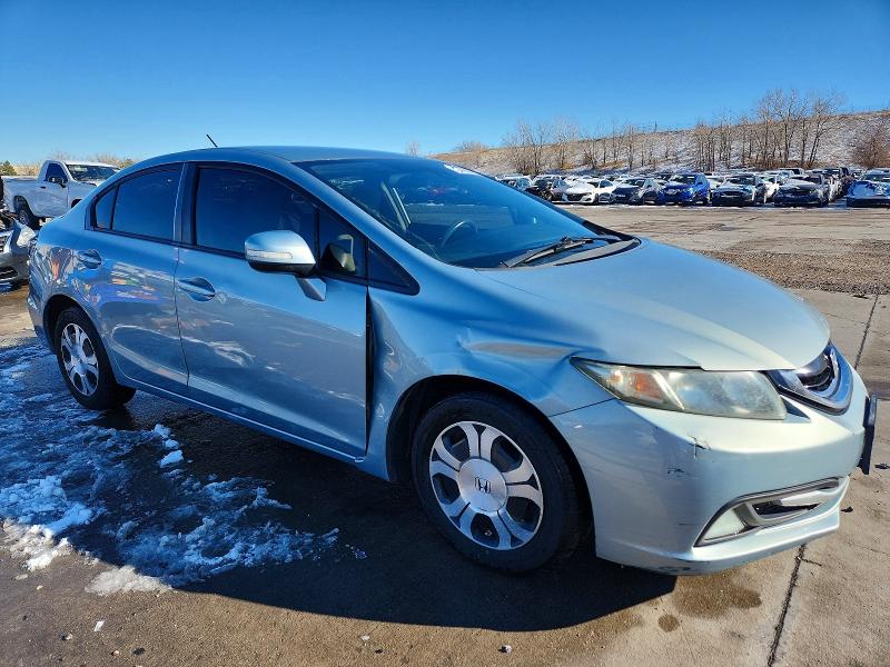 Photo 4 from auction – 2013 HONDA CIVIC HYBR with VIN 19XFB4F24DE000679