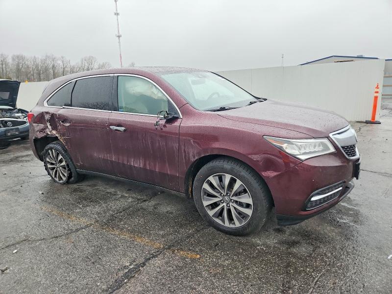 Photo 4 from auction – 2016 ACURA MDX TECHNO with VIN 5FRYD4H48GB007679