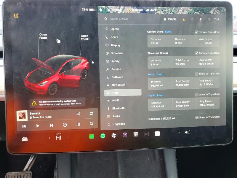 Photo 9 from auction – 2021 TESLA MODEL Y with VIN 5YJYGAEE6MF243196