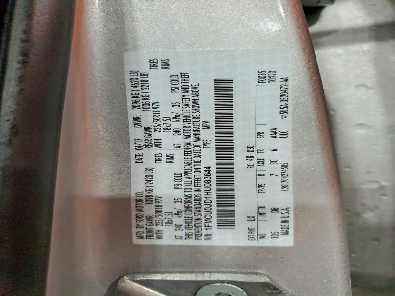 Zdjęcie 14 z aukcji – 2017 FORD ESCAPE TIT z VIN 1FMCU0JD1HUD83644