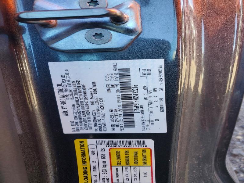 Photo 14 from auction – 2019 FORD MUSTANG with VIN 1FA6P8THXK5132216