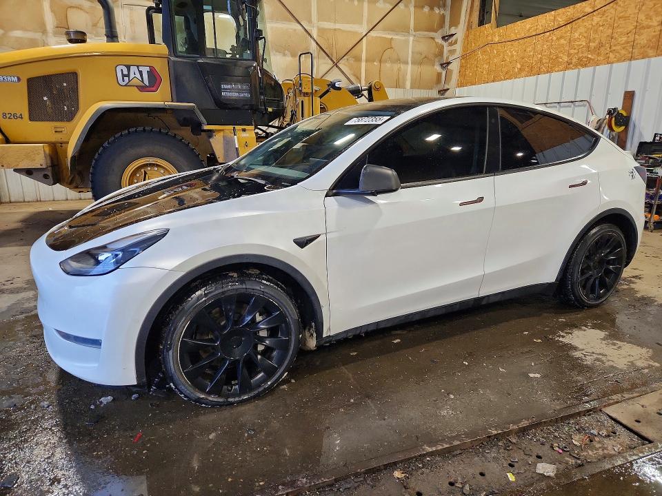 TESLA MODEL Y 2020 with VIN 5YJYGDEE6LF045671 - Photo from auction