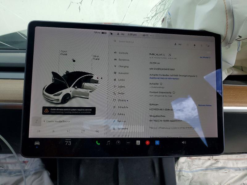 Photo 9 from auction – 2021 TESLA MODEL 3 with VIN 5YJ3E1EA5MF871862
