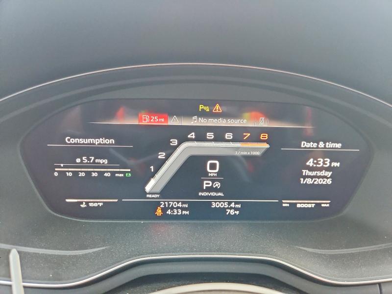 Photo 9 from auction – 2023 AUDI S5 PREMIUM with VIN WAUC4CF53PA050429