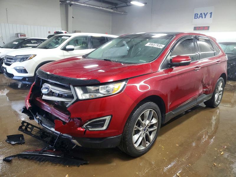 FORD EDGE TITAN 2015 with VIN 2FMTK3K84FBC30297 - Photo from auction