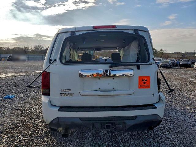 Photo 6 from auction – 2012 HONDA PILOT EX with VIN 5FNYF3H45CB043393