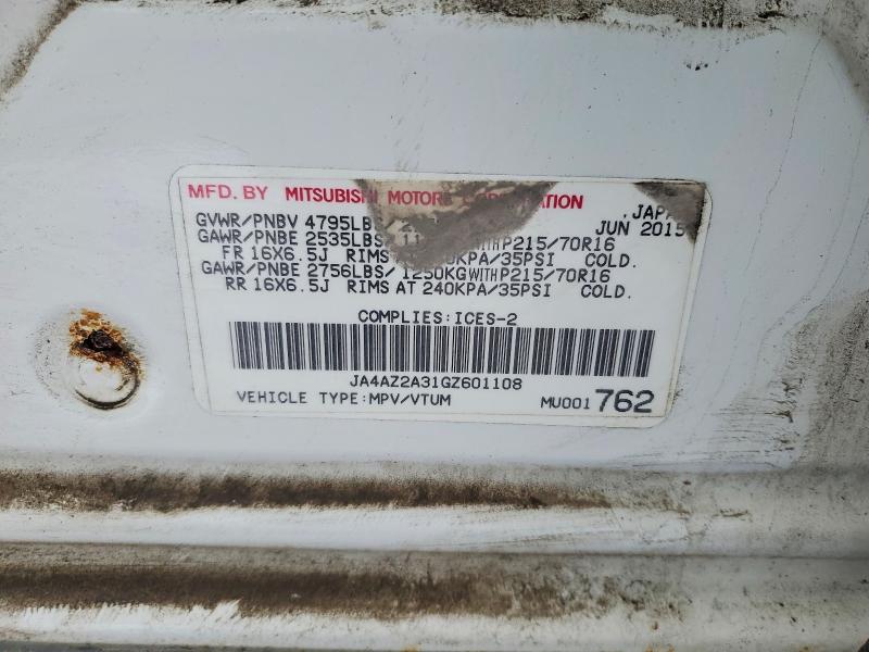 Zdjęcie 14 z aukcji – 2016 MITSUBISHI OUTLANDER z VIN JA4AZ2A31GZ601108