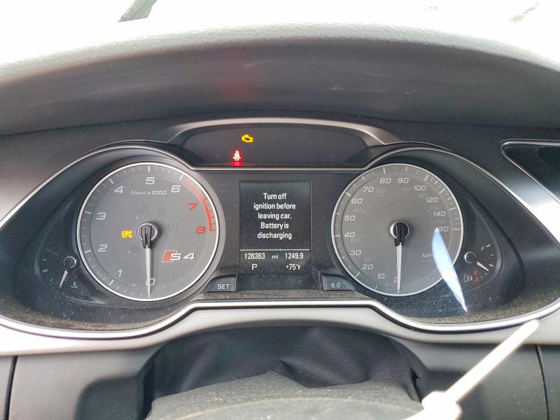 Photo 9 from auction – 2014 AUDI S4 PREMIUM with VIN WAUBGAFL9EA035808