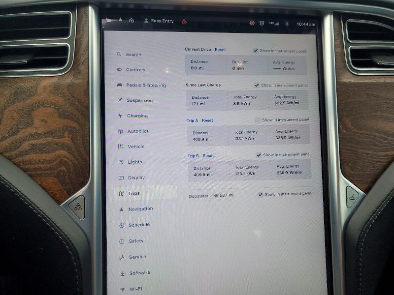 Photo 9 from auction – 2017 TESLA MODEL S with VIN 5YJSA1E27HF217239