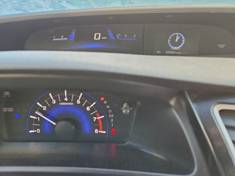 Photo 9 from auction – 2013 HONDA CIVIC LX with VIN 19XFB2F50DE266389