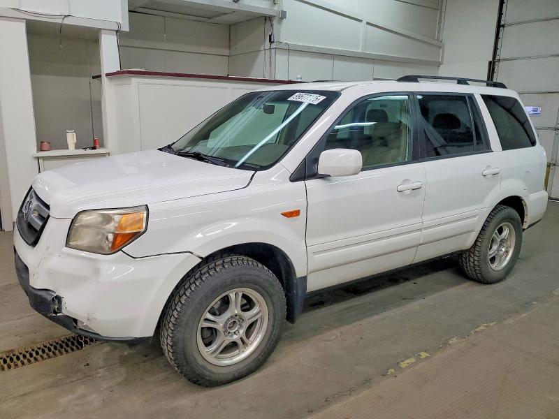 HONDA PILOT EXL 2007 with VIN 2HKYF18547H535191 - Photo from auction