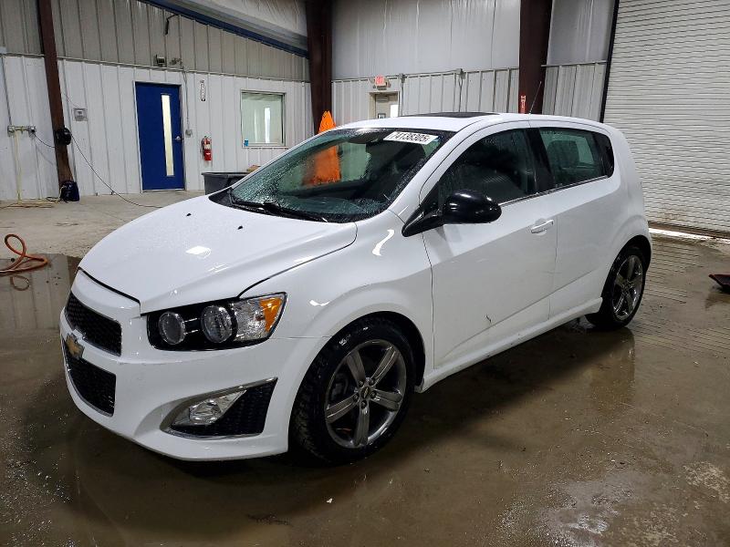 CHEVROLET SONIC 2013 with VIN 1G1JG6SB8D4166310 - Photo from auction