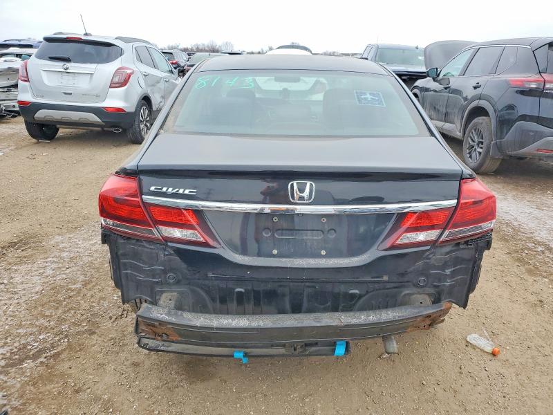 Photo 6 from auction – 2013 HONDA CIVIC LX with VIN 19XFB2F59DE042568